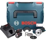 Bosch GWS 12V-76 Professional Akku Winkelschleifer 12 V 76 mm Brushless + 2x Akku 3,0