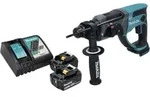 Makita DHR 202 RM Akku Kombihammer 18 V 2,0 J SDS Plus + 2x Akku 4,0 Ah +...