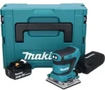 Makita DBO 482 F1J Akku Schwingschleifer 18 V 112 x 102 mm + 1x Akku 3,0 Ah + Makpac