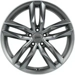 MAM RS3 Matt Palladium Front Polish Alufelge 19 Zoll ET45 5x114,3 ML72,6