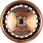 Ronal R10 TURBO Copper Matt - Front Diamond Cut Alufelge 15 Zoll ET37 4x100 ML68