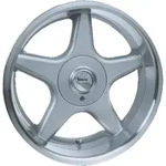 Brock B1 Kristallsilber Alufelge 16 Zoll ET15 4x100 ML63,4
