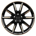 Borbet LX19 Black Glossy Gold Spoke Rim Alufelge 19 Zoll ET44 5x112 ML66,5