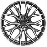 2DRV WH37 Dark Gunmetal Poliert Alufelge 19 Zoll ET48 5x112 ML66,6