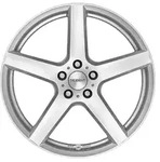 Dezent TY Silver Alufelge 17 Zoll ET44,5 5x112 ML66,6
