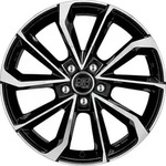 MSW 42 Gloss Black Full Polished Alufelge 17 Zoll ET38 5x108 ML73,1