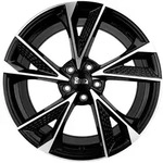 MAM RS6 Black Front Polish Alufelge 16 Zoll ET38 5x100 ML63,4
