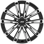 AEZ Alaska dark Black Polished Alufelge 21 Zoll ET66 5x130 ML71,6