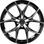 Keskin KT19 Angel Black Front Polish Alufelge 18 Zoll ET45 5x108 ML72,6