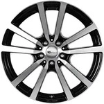 RC-Design RC25 Schwarz Glanz Vollpoliert Alufelge 18 Zoll ET42,5 5x108 ML63,4