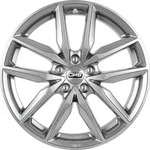 CMS C28 Racing Silver Alufelge 19 Zoll ET46 5x100 ML57,1