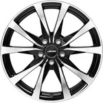 Autec Brixen Schwarz Poliert Alufelge 16 Zoll ET41 5x112 ML57,1
