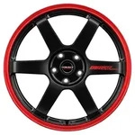 Borbet DB8GT2 Black Matt Rim Red Alufelge 19 Zoll ET35 5x114,3 ML72,5