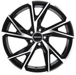 Carmani 23 Rudi Black Polish Alufelge 18 Zoll ET45 5x112 ML66,6