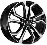 it Wheels Ella Gloss Black Polished Alufelge 18 Zoll ET45 5x108 ML73,1