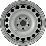 MW Stahl Silber Stahlfelge 16 Zoll ET33 5x112 ML57