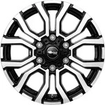 RC-Design RC35 Schwarz Glanz Vollpoliert Alufelge 17 Zoll ET55 6x139,7 ML93,1