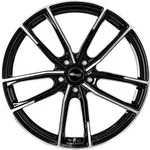 Brock B38 Schwarz Glanz Vollpoliert Alufelge 18 Zoll ET35 5x114,3 ML72,6