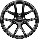 Momo RF-01 Stardust Glossy Black Alufelge 19 Zoll ET30 5x112 ML66,6