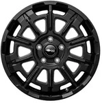 Brock B45 Satin Black Matt Alufelge 20 Zoll ET52 5x120 ML65,1