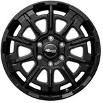Brock B45 Satin Black Matt Alufelge 20 Zoll ET45 6x120 ML74,6