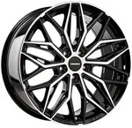 Carmani 26 Max Black Polish Alufelge 18 Zoll ET40 5x100 ML63,4