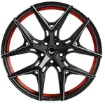 Barracuda Razzer Mattblack Puresports Gefr&auml;st Alufelge 19 Zoll ET33 5x112...