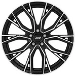 AEZ Toronto dark Black Polished Alufelge 18 Zoll ET46 5x108 ML63,4