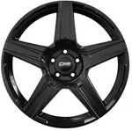 CMS C34 Complete Black Gloss Alufelge 18 Zoll ET49 5x108 ML65,1