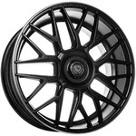 artFORM AF-801 Flat Black Rim Polished Alufelge 20 Zoll ET45 5x112 ML66,5