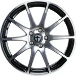 Tomason TN1 Flow Black Polished Alufelge 20 Zoll ET45 5x112 ML66,6