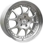 RH MK Dynamic Silber Horn Hochgl. Pol. Alufelge 18 Zoll ET60 5x112 ML158