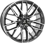 it Wheels Xana Gloss Black Polished Alufelge 18 Zoll ET52 5x108 ML63,4
