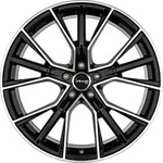 Avus AF 18 Black Polished Alufelge 18 Zoll ET48 5x112 ML57,1