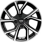 Platin P115 Black Polished Alufelge 16 Zoll ET32 4x108 ML65,1