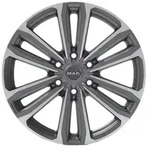 MAK Safari6 Gun Metal - Mirror Face Alufelge 18 Zoll ET50 6x139,7 ML95,1
