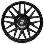 2DRV WH43 Schwarz Gl&auml;nzend Lackiert Hochgl. Felgenbett Alufelge 20 Zoll ET21...