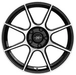 Axxion X2 Schwarz Hochglanzpoliert Alufelge 18 Zoll ET37 5x100 ML63,4