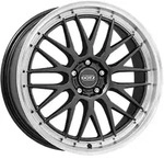Dotz Bilbao dark Gunmetal Polished Lip Alufelge 19 Zoll ET45 5x108 ML70,1
