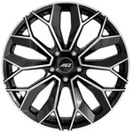 AEZ Leipzig Dark Black Polished Alufelge 20 Zoll ET35 5x112 ML66,6