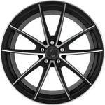 Eta Beta Manay-K Black Matt Full Polish Alufelge 19 Zoll ET35 5x120 ML65,1