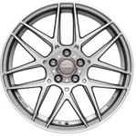 Momo Competizione Matt Titan Silver Polished Alufelge 18 Zoll ET35 5x112 ML79,6