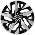 OXXO Pulse Pro Bicolor Black Polished Alufelge 19 Zoll ET53 5x108 ML63,4