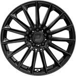 2DRV WH39 Schwarz Gl&auml;nzend Lackiert Alufelge 22 Zoll ET20 5x112 ML66,6