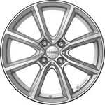 Dezent TN silver Silver Alufelge 17 Zoll ET47 4x100 ML54,1