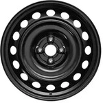 MW Stahl Schwarz Stahlfelge 17 Zoll ET42 4x108 ML65