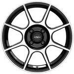 Axxion X2 Schwarz Hochglanzpoliert Alufelge 17 Zoll ET38 4x100 ML63,4