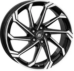RC-Design RC36 Schwarz Glanz Vollpoliert Alufelge 19 Zoll ET20 5x112 ML66,6