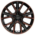 2DRV WH34 Schwarz Kupfer Hochglanzpoliert Alufelge 19 Zoll ET45 5x112 ML66,6