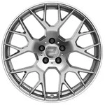 2DRV WH47 Daytona Grau Lackiert Hochglanzpol. Felgenbett Alufelge 20 Zoll ET35